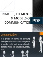 1-Nature and Elements of Communication