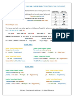 Workshop 1 - Active Voice and Passive Voice - Present Simple and Past Simple