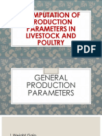 Production Parameters Problem Solving