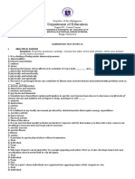 Summative Test in TLE 7 HORTICULTURE