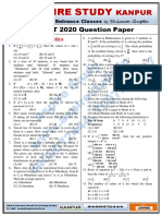 NIMCET 2020 Question Paper and Answer Key