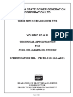 Fuel Oil Handling Spec