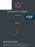 Introduction To Graphql: Niv Ben David