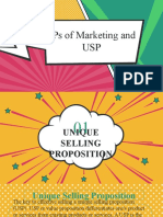 4Ps of Marketing and USP