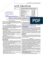 North Carolina: Driver's License Format, Issuance, and Renewal