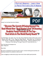 Realistic Pencil Portrait Mastery - Trainer