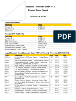 CAT D9T Status Report