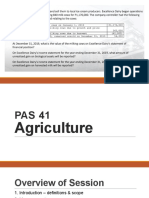 PAS 41 Agriculture