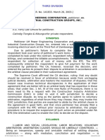 Petitioner Respondent E.G. Ferry Law Offices Catindig Tiongko & Nibungco