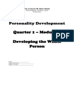 Qtr-1-Module 2 Developing The Whole Person