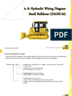 Basic Electric & Hydraulic Wiring Diagram Small Bulldozer (D31EX-22)