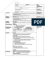 Lesson Plan 3 Jade 12 Oct Reading Writing Post Test