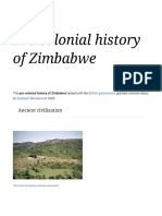 Pre-Colonial History of Zimbabwe - Wikipedia