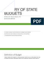Theory of State Budgets