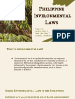 Philippine Environmental Laws