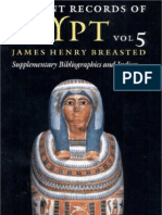 BREASTED, James H. - Ancient Records of Egypt - Vol. 5 - Supplementary Bibliographies and Indices