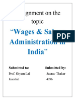 Wage and Salary Adm