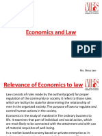 Economics and Law: Ms. Shiva Jain