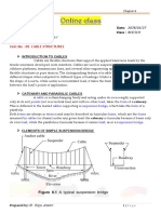 Unit No: 09 Cable Structures