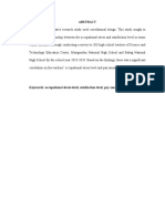 Occupational Stress Level and Compensation Among Public School Teachers