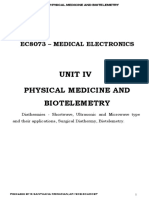 UNIT IV Physical Medicine and Biotelemet