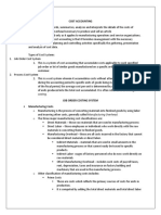 Job Order Costing Module