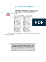 Lesson 1: Introduction To Computer Programming: Activity#1