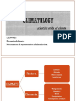 Elements of Climate. Measurement & Representation of Climatic Data