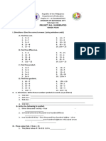 GRADE IV Project All Numerates