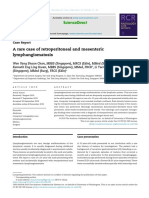 A Rare Case of Retroperitoneal and Mesenteric Lymphangiomatosis