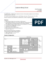 M65845AFP: Digital Echo With Microphone Mixing Circuit