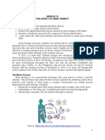 Module 12 - The Aspect of Gene Therapy