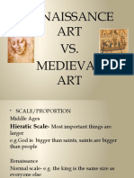 Renaissance ART VS. Medieval ART