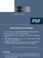 Prepared By: Vikas Tiwari: Biopotential Electrodes