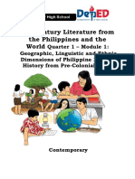 21 Century Literature From The Philippines and The World