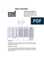 PE Flange Tester