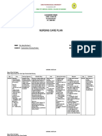 Nursing Care Plan: Classwork Format Level I CCMC-CN Second Semester A.Y. 2020-2021