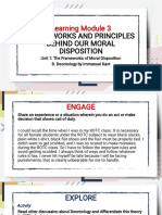 Learning Module 3: Frameworks and Principles Behind Our Moral Disposition