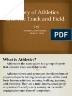 History of Athletics and The Track & Field