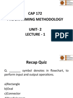 Unit 2 Lect 1 Program Structure