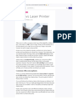 Inkjet Vs Laser Printer