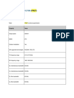 Flexi RF Module 3TX 2100 : Technical Specifications