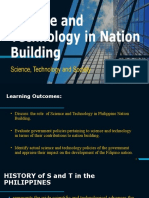 Science and Technology in Nation Building