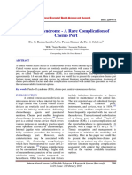 Pinch Off Syndrome - A Rare Complication of Chemo Port: Dr. C. Ramachandra, Dr. Pavan Kumar J, Dr. C. Srinivas