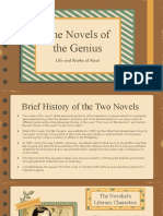 The Novels of The Genius: Life and Works of Rizal