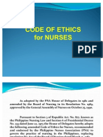 Report (Code of Ethics)