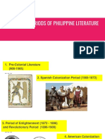 Different Periods of Philippine Literature