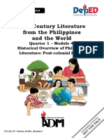 21st Century Literature From The Philippines and The World