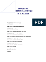 Muhurtha (Electional Astrology) B. V. Raman: CHAPTER I The Importance of Muhurtha