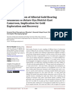 Characterization of Alluvial Gold Bearing